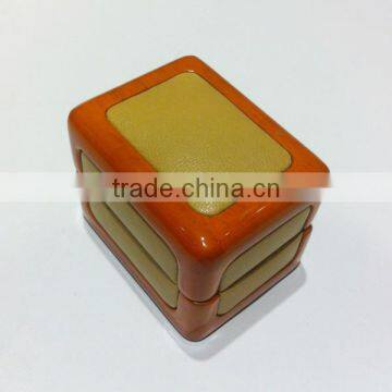 Round Corner Wooden Leather Jewelry Box Sets photo-5