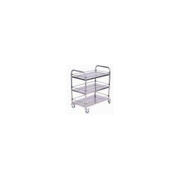 three layer hospital cart