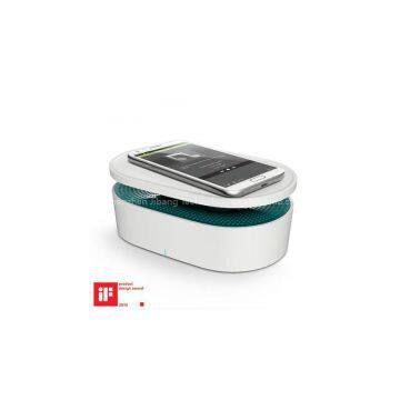 Close Contact Induction Stereo Speaker with Wireless Charging