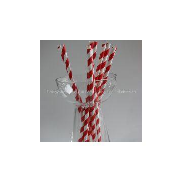 2015 new style stripe paper straw