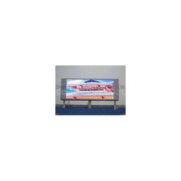 Advertising moving message rental LED display wall mounted 7000cd / m2 1 / 4scanning