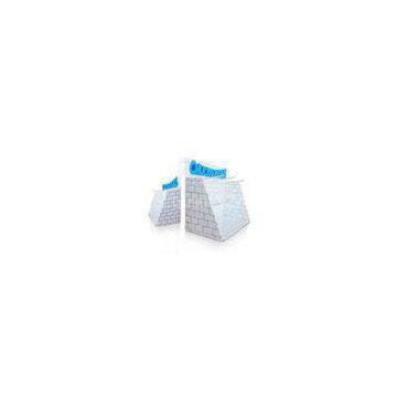 White cardboard countertop displays light weight pegboard 35cm  x 25cm  x45cm