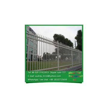 Chain factory powder coated galvanized steel wrought iron fence