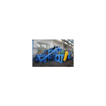 Blue Ls Screw Conveyor For Tire Recycling Line , 200-800Kg/H And 60 Speed