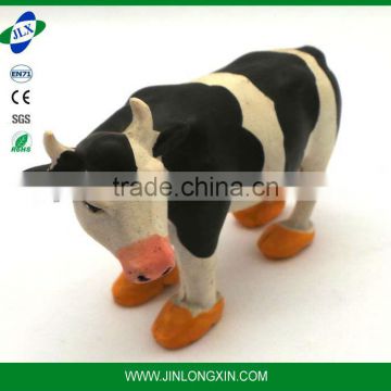 Brown OEM plastic toy cow holiday promotional gift dolls