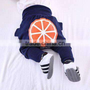 B22449A Baby pants lovely Cartoon fruit baby casual pants