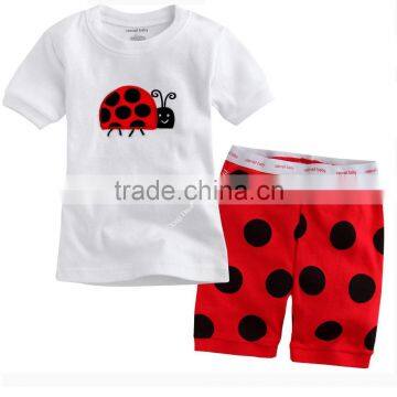 Children clothing factory supima cotton t shirt comfortable cult ladybug kid tshirts