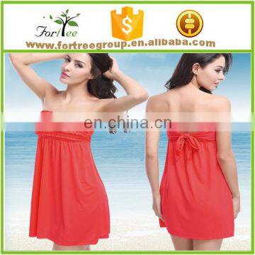 cheap price women summer beach dress sexy sun-top slim cover up