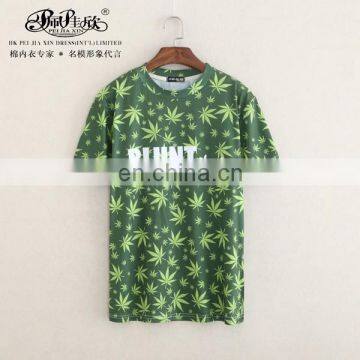 Peijiaxin Latest Design Crew Neck Full 3D Printed T Shirt for Man