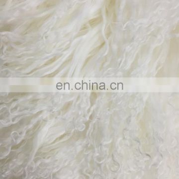 Full Curly Kalgan Lamb Fur Plate For Garment / Fur Plate For Fur Coat / Sheepskin fur plate