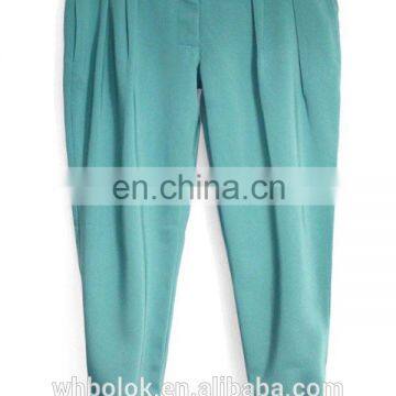 Fashionable Ladies Long Pants Latest Harem Design Polyester Pants
