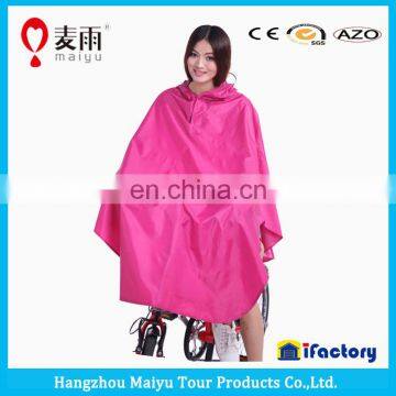 MAIYU classic oxford polyester bike raincoat for cycling