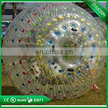 2014 New design transparent inflatable zorb ball track for sale