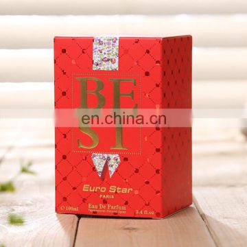 Wholesale well design perfume/gift folding paper box with customized printing