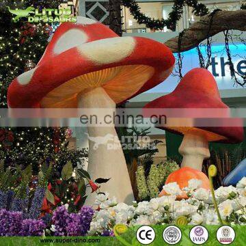 Wonderland Decoration Giant Dreamlike Fiberglass Mushrooms