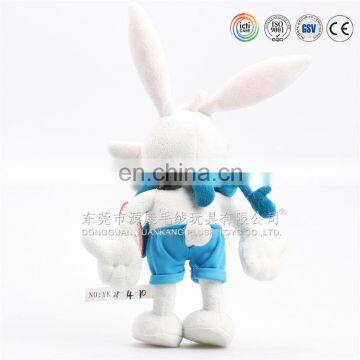 OEM Sitting Long Ears Brown Soft Plush Rabbit Toy With Bag photo-3