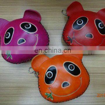 2013 Panda High quality Genuine leather leather coin purse