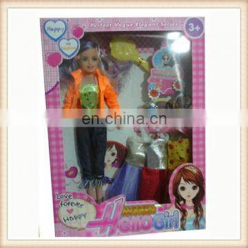 Plastic beauty toy girl doll