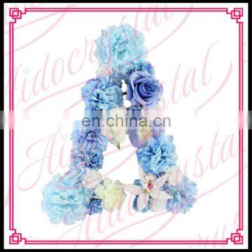 Aidocrystal CUSTOM Floral Letters Wedding Decor Artificial 3D Flowers Nursery Art Letter photo-2