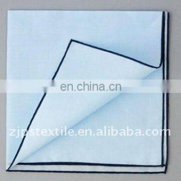 Newest high quality 100% cotton solid handkerchiefs for gentlemen