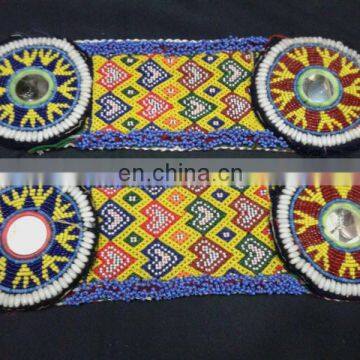 Afghan tribal beaded kuchi belt