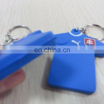 2016 Custom Design Pvc Keyring With Embossed and Printing Logo Wholesales photo-3