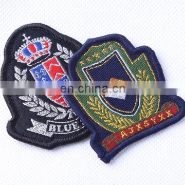 iron-on embroidery patch iron on sticker self adhesive fabric patches for garment