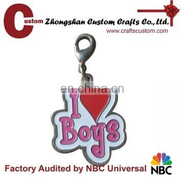 Antique Silver Plated Heart Loving Keychain photo-2