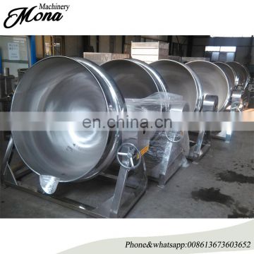 Stainless Steel Tilting Heating Industrial Electric hot Oil Jacketed Kettle price for food