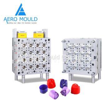 16-cavity high quality plastic cap mould manufacturer