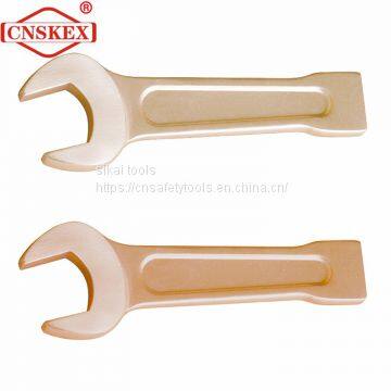 Non sparking wrench Striking open  aluminum bronze 41mm safety hand tools