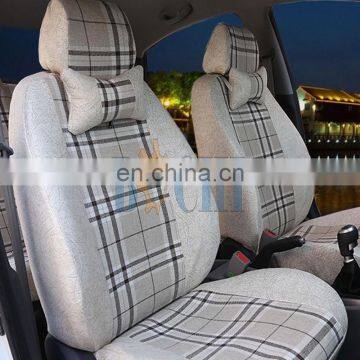 2016 new design flax material universal size car seat cover