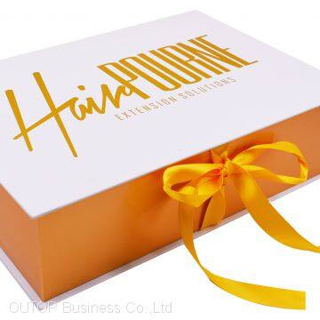 OUTOP Packaging Wholesale Retail Packaging Logo Printed Magnetic Gift Boxes photo-5