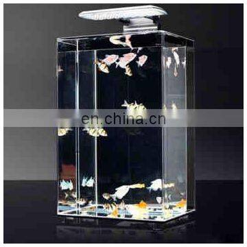 Wholesale Mini aquarium acrylic fish tank office table Home Decor