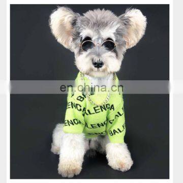 Dog Clothes Spring Pullover Clothing Schnauzer Pomeranian Teddy Dog Sweater Pet Clothes