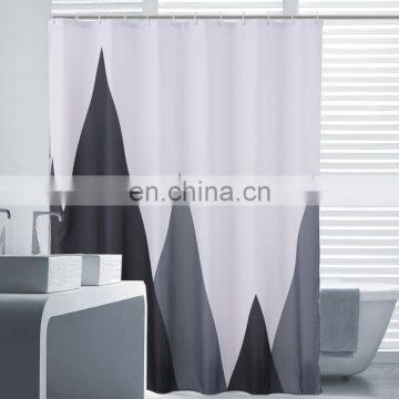 Fashion Design Polyester Waterproof Printing Bathroom Curtain Customize Designer Bath Curtain/Shower Curtain photo-2