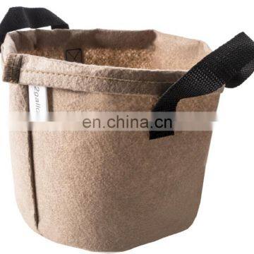 Eco-friendly Felt Material Round Felt Plant Bag photo-2