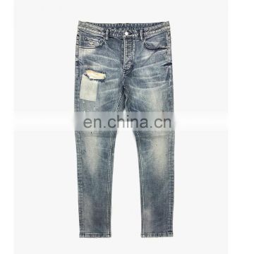 DiZNEW High Quality Wholesale Denim Men Blue Jeans