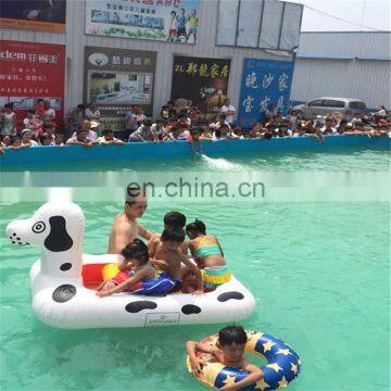 Factory Wholesale Inflatable Animal Floating Spotty Dog And Duck Inflatable Water Boat Outdoor Water Games For Sale photo-7