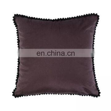 3D Flower Colorful Printed Decorative Pompom Linen Square Cushions Cushion for Chair Sofa photo-3