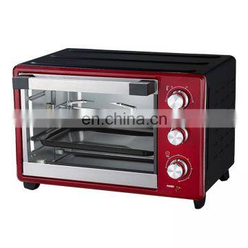 Kitchen appliance 23L 1380W red stainless steel electric bakery ovens