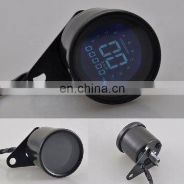 Cafe Racer Motorbike LED LCD Fuel Gauge Tachometer Speedometer Digital Speedometer Motorcycle Universal