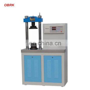 Electro hydraulic cement bending compression testing machine/apparatus