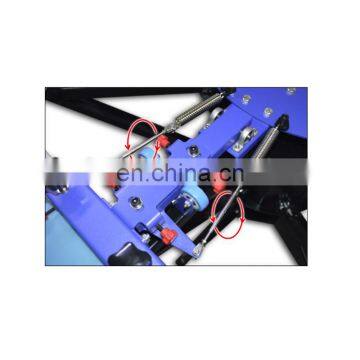 4-colors 4 Stations Manual T-Shirt Silk Screen Printer Printing Machine For T-shirt photo-4