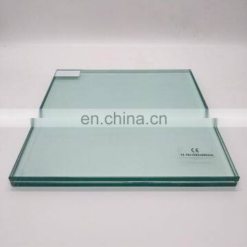 Factory Tempered laminated glass construction max size security ultra clear  laminated glass  for commercial building