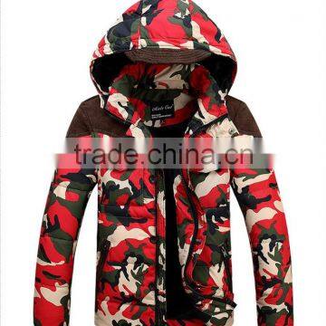 High Quality Soft Men Fashion Camo Down Jacket for Man photo-2