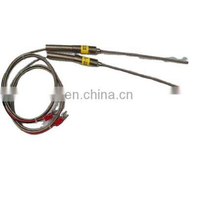 topright armored Temperature J K Type Thermocouple Sensor temperature0-1200 with good quality