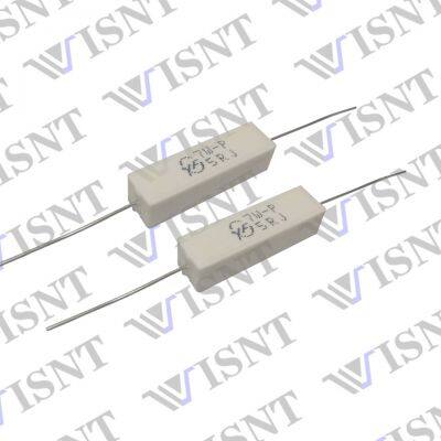 Horizontal style 7W cement fixed power resistor