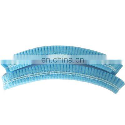 Class 1 Disposable non woven bouffant head cap & hair cover / clip cap / hairnet / non-woven caps