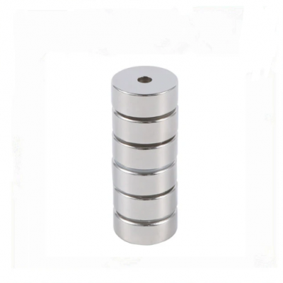 NdFeB Magnet N35 N42 N50 Grade Round Magnet With Holes